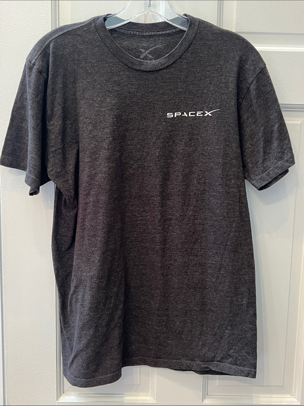 SpaceX Men's Short-Sleeve Logo Tee in Dark Gray